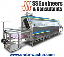 Inclined Crate Washer Machine